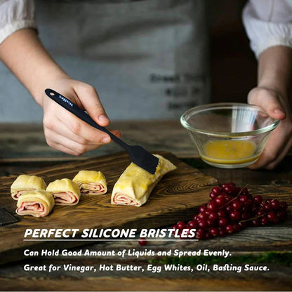 WALFOS 2pcs/3pcs/set food grade silicone oil brush food clip for barbecue grill barbecue cooking pastry brush baking tools - Walfos® Kitchenware