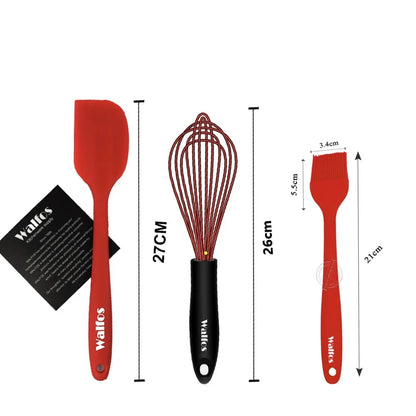 WALFOS 2pcs/3pcs/set food grade silicone oil brush food clip for barbecue grill barbecue cooking pastry brush baking tools - Walfos® Kitchenware