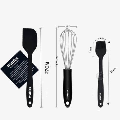 WALFOS 2pcs/3pcs/set food grade silicone oil brush food clip for barbecue grill barbecue cooking pastry brush baking tools - Walfos® Kitchenware