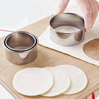 WALFOS 304 Stainless Steel Cutter Dumplings Mould Kitchen Maker Dumpling Skin Device Dough Press Pancake Tools - Walfos® Kitchenware