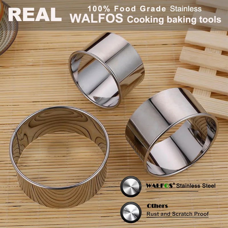 WALFOS 304 Stainless Steel Cutter Dumplings Mould Kitchen Maker Dumpling Skin Device Dough Press Pancake Tools - Walfos® Kitchenware