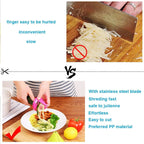 WALFOS 304 Stainless Steel  Multi-Purpose Peeler & Julienne Cutter Julienne Cutter Potato Peeler Carrot Kitchen Grater Tool - Walfos® Kitchenware