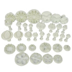 WALFOS 33 Pieces Plunger Fondant Cutter Cake Tools Cookie Biscuit Cake Mold Mould Craft DIY 3D Sugarcraft Cake Decorating Tools - Walfos® Kitchenware