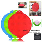 WALFOS 3 in 1 Splatter Screen Splatter Guard Kitchen Strainer Trivet Pot Lid Pan Cover Silicone Lid Spill Stopper Wash Strainer - Walfos® Kitchenware