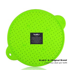 WALFOS 3 in 1 Splatter Screen Splatter Guard Kitchen Strainer Trivet Pot Lid Pan Cover Silicone Lid Spill Stopper Wash Strainer - Walfos® Kitchenware