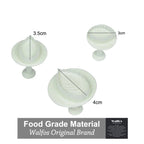 WALFOS 3pcs Fondant Rose Leaves Mold Cake Cutter Cookies Sugarcraft Decorating Tool Cake Baking DIY Tools Cake Cutters 01067 - Walfos® Kitchenware