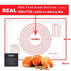 WALFOS 40X60CM Non-Stick Silicone Baking Mat Pad Sheet Baking Pastry Tools Rolling Dough Mat Large Size for Cake Cookie Macaron - Walfos® Kitchenware