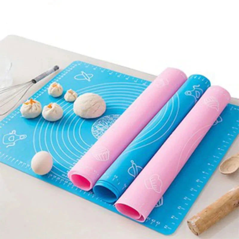 WALFOS 40x50cm Big Size Silicone Cake Dough Pastry Fondant Rolling Cutting Mat Baking Pad Pastry Boards Cookie Baking Mat - Walfos® Kitchenware
