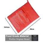 WALFOS 5/10PCS Washable Microwave Potato Bag For Oven Quick Fast Steam Pocket In 4 Minutes Easy Cooking - Walfos® Kitchenware