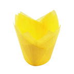 WALFOS 50Pcs/Pack Paper Cupcake Liner Mold Tulip Flower Chocolate Cupcake Wrapper Baking Muffin Liner Holder Wedding Party - Walfos® Kitchenware