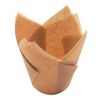 WALFOS 50Pcs/Pack Paper Cupcake Liner Mold Tulip Flower Chocolate Cupcake Wrapper Baking Muffin Liner Holder Wedding Party - Walfos® Kitchenware