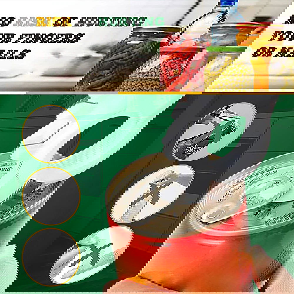 WALFOS 6 Ways Universal Can Opener For Opening Jar Can Bottle Wine Kitchen Multi Purpose All Size in One Tool 1 Piece - Walfos® Kitchenware