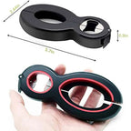 WALFOS 6 in 1 Multi Function Can Beer Bottle Opener All in One Jar Gripper Can Beer Lid Twist Off Jar Wine Opener Claw - Walfos® Kitchenware