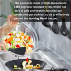 WALFOS 7 Pcs Utensil Set-Cooking Utensil Set  NonStick Nylon Kitchen Utensil Set Cooking Spoon Kitchen Turner Spatula Soup Ladle - Walfos® Kitchenware