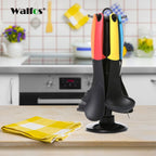 WALFOS 7 Pcs Utensil Set-Cooking Utensil Set  NonStick Nylon Kitchen Utensil Set Cooking Spoon Kitchen Turner Spatula Soup Ladle - Walfos® Kitchenware