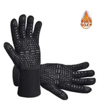 WALFOS BBQ Gloves High Temperature Oven Gloves Insulated Durable Fire Resistant BBQ Heat Insulated Microwave Gloves - Walfos® Kitchenware