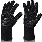 WALFOS BBQ Gloves High Temperature Oven Gloves Insulated Durable Fire Resistant BBQ Heat Insulated Microwave Gloves - Walfos® Kitchenware