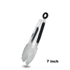 WALFOS BBQ Grilling Tong Salad Serving Food Tong Stainless Steel Metal Kitchen Tongs Barbecue Cooking Locking Tong Food BBQ Clip - Walfos® Kitchenware
