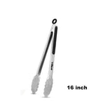 WALFOS BBQ Grilling Tong Salad Serving Food Tong Stainless Steel Metal Kitchen Tongs Barbecue Cooking Locking Tong Food BBQ Clip - Walfos® Kitchenware
