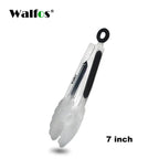 WALFOS BBQ Grilling Tong Salad Serving Food Tong Stainless Steel Metal Kitchen Tongs Barbecue Cooking Locking Tong Food BBQ Clip - Walfos® Kitchenware