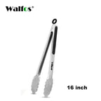 WALFOS BBQ Grilling Tong Salad Serving Food Tong Stainless Steel Metal Kitchen Tongs Barbecue Cooking Locking Tong Food BBQ Clip - Walfos® Kitchenware