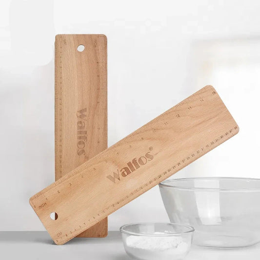 WALFOS Baking Baguette Transfer Wooden Board 38cm Rectangular Double Scale Flip Board Baguette Ciabatta Dough Cooking Tools - Walfos® Kitchenware