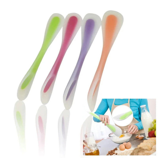 WALFOS Baking Tools For Cakes Double Silicone Spatula Spoon Cookie Spatulas Pastry Scraper Mixer Butter Ice Cream Scoop - Walfos® Kitchenware