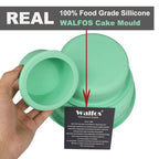 WALFOS  Beautiful Three Layer Cake Silicone Fondant Cake Mold Cake Mould Bakingware Tool - Walfos® Kitchenware