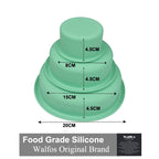 WALFOS  Beautiful Three Layer Cake Silicone Fondant Cake Mold Cake Mould Bakingware Tool - Walfos® Kitchenware