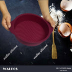 WALFOS Big Round Food Grade Non Stick Silicone Cake Pan 3D Mold Baking Tools Bakeware Maker Tray Birthday Dessert - Walfos® Kitchenware
