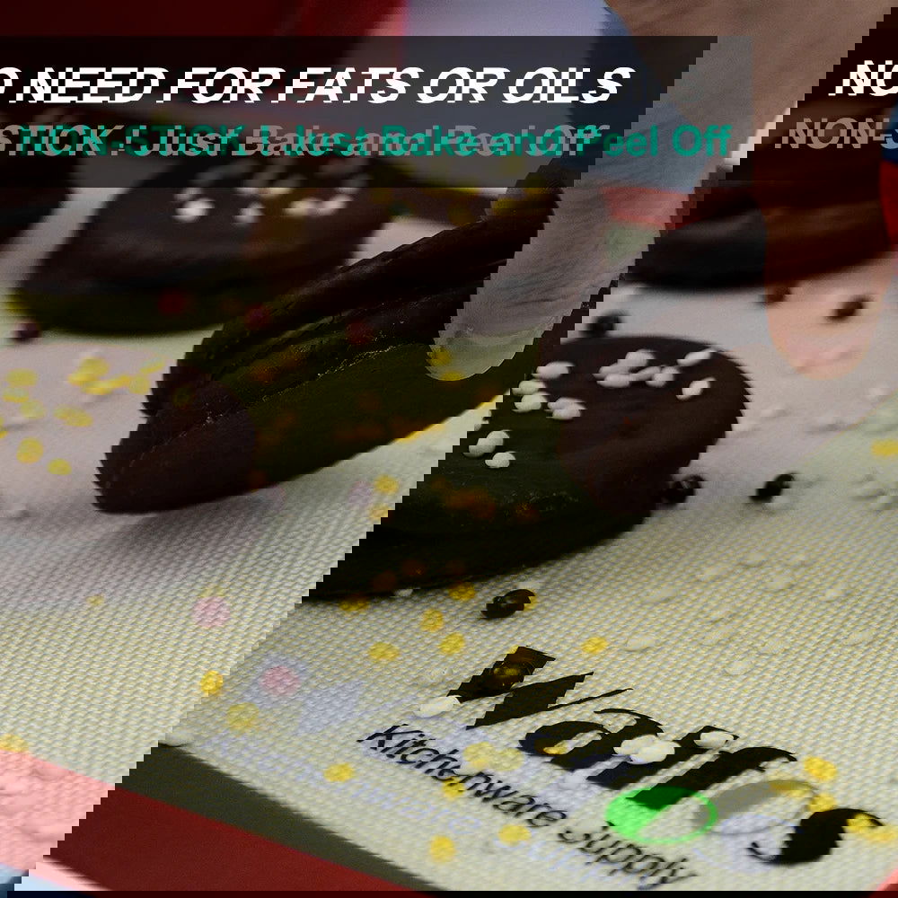 WALFOS Brand Baking Sheet Liner Non Stick Silicone Baking Mat Non-Stick Baking Cookie Liner Pastry Mat Bakeware Kitchen Tool - Walfos® Kitchenware