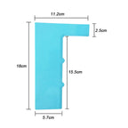 WALFOS Cake Scraper Smoother Fondant Mousse Cream Spatula Edge Smoother Kitchen Cake Pastry Mold Baking Decorating Tools - Walfos® Kitchenware
