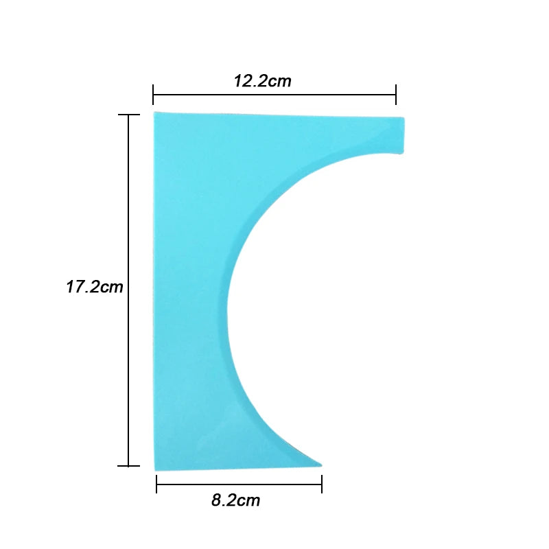 WALFOS Cake Scraper Smoother Fondant Mousse Cream Spatula Edge Smoother Kitchen Cake Pastry Mold Baking Decorating Tools - Walfos® Kitchenware