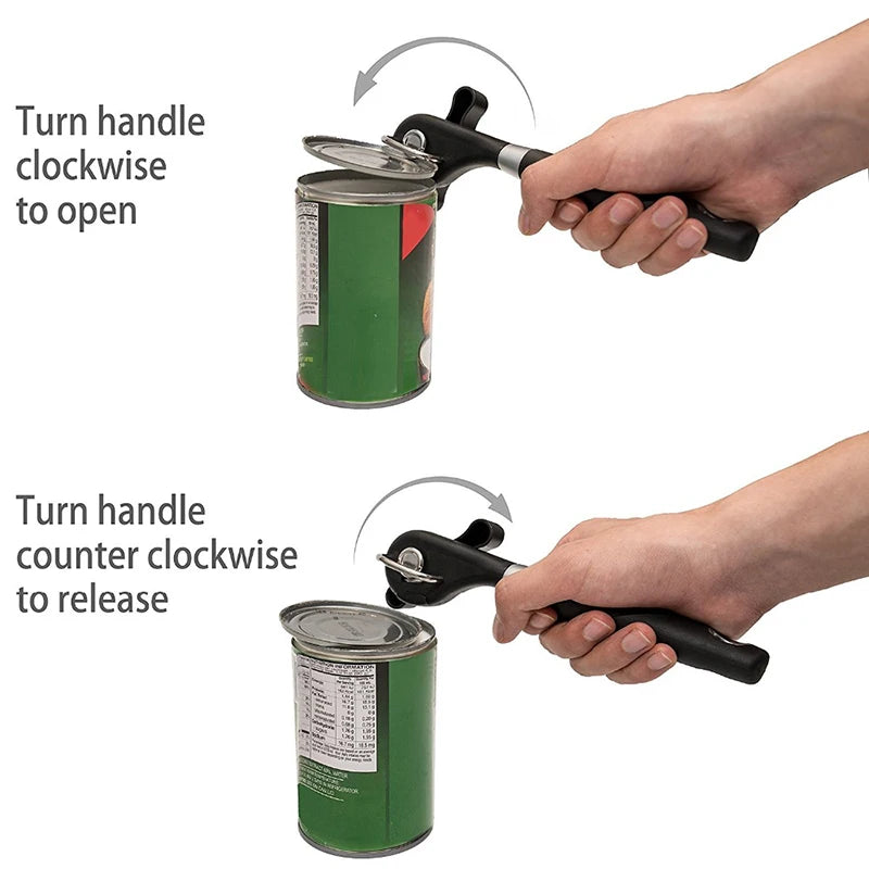 WALFOS Cans Opener Professional Ergonomic Manual Can Opener Side Cut Manual Can Opener Kitchen Accessories - Walfos® Kitchenware