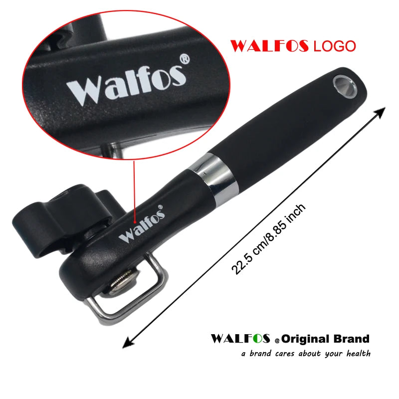 WALFOS Cans Opener Professional Ergonomic Manual Can Opener Side Cut Manual Can Opener Kitchen Accessories - Walfos® Kitchenware