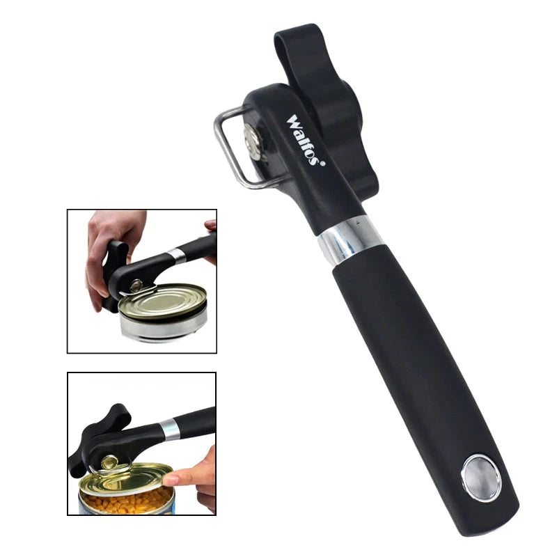 WALFOS Cans Opener Professional Ergonomic Manual Can Opener Side Cut Manual Can Opener Kitchen Accessories - Walfos® Kitchenware