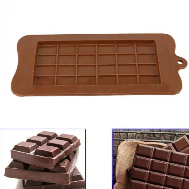 WALFOS Chocolate Molds Bakeware Cake Molds High Quality Square Eco-Friendly Silicone Silicone Mold DIY 1PC Food Grade 24 Cavity - Walfos® Kitchenware