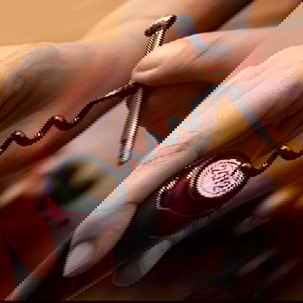 WALFOS  Creative Multifunctional Mini Outdoor Stainless Steel Corkscrew Wine Bottle Opener with Ring Keychain Bottle Opener - Walfos® Kitchenware