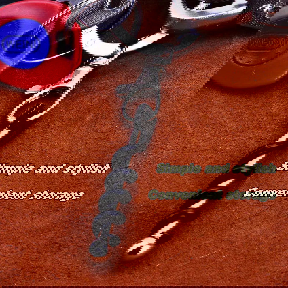 WALFOS  Creative Multifunctional Mini Outdoor Stainless Steel Corkscrew Wine Bottle Opener with Ring Keychain Bottle Opener - Walfos® Kitchenware