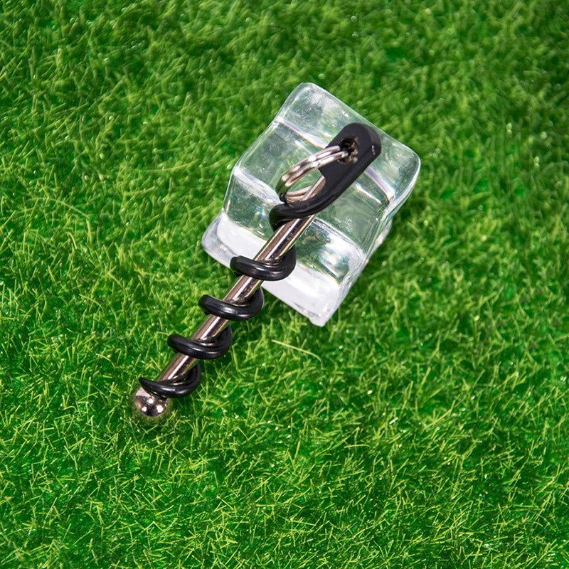 WALFOS  Creative Multifunctional Mini Outdoor Stainless Steel Corkscrew Wine Bottle Opener with Ring Keychain Bottle Opener - Walfos® Kitchenware