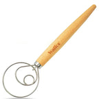 WALFOS Danish Dough Stainless Steel Danish Dough Whisk  Baking Pastry Blender Egg Beater Tools for Bread Making - Walfos® Kitchenware