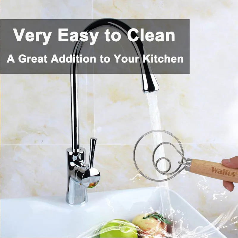 WALFOS Danish Dough Stainless Steel Danish Dough Whisk  Baking Pastry Blender Egg Beater Tools for Bread Making - Walfos® Kitchenware