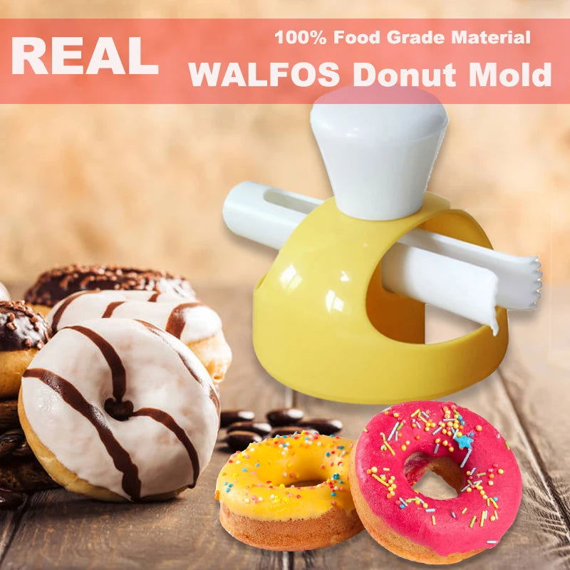 WALFOS Donut Mold Creative DIY Donut Maker Molds Cake Bread Cutter Decorating Tools Desserts Baking Supplies Kitchen Tools - Walfos® Kitchenware
