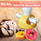 WALFOS Donut Mold Creative DIY Donut Maker Molds Cake Bread Cutter Decorating Tools Desserts Baking Supplies Kitchen Tools - Walfos® Kitchenware