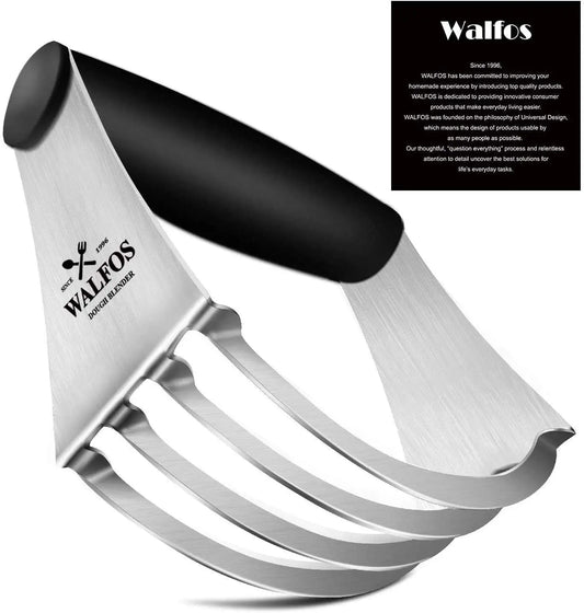 WALFOS Dough Blender Multi-Purpose Pastry Cutter Heavy Duty Stainless Steel and Non-Slip Handle Dough Cutter Perfect For Pastry - Walfos® Kitchenware