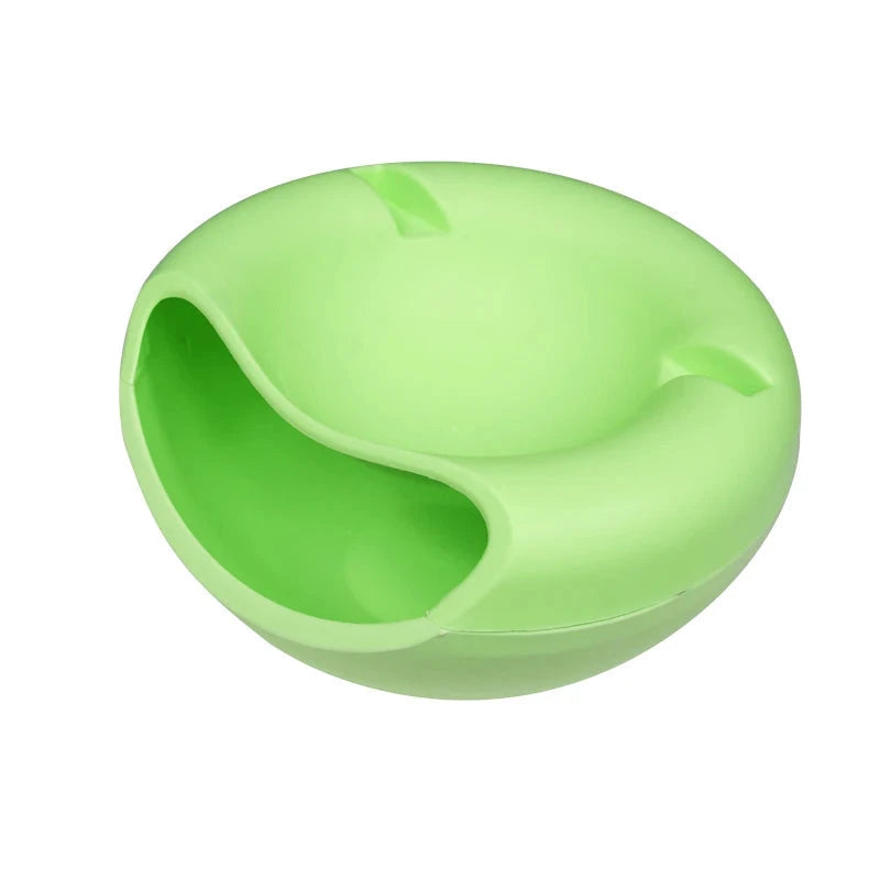 WALFOS Dried Fruit Plate Storage Box Snacks Nut Fruit Dish Tray Organizer Melon Seeds Candy Storage Bowl Box Food Container - Walfos® Kitchenware