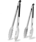WALFOS Extra Long Stainless Steel BBQ Grilling Tong Salad Bread Serving Tong Non-Stick Kitchen Barbecue Grilling Cooking Tong - Walfos® Kitchenware
