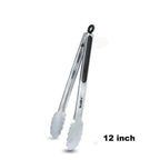 WALFOS Extra Long Stainless Steel BBQ Grilling Tong Salad Bread Serving Tong Non-Stick Kitchen Barbecue Grilling Cooking Tong - Walfos® Kitchenware