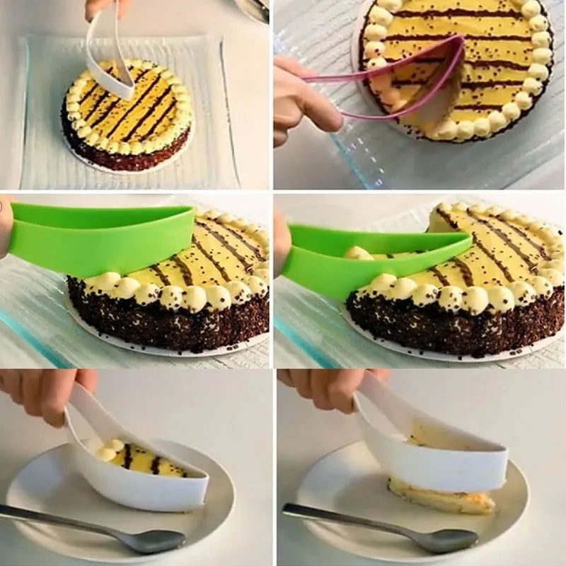 WALFOS FOOD GRADE New Cake Pie Slicer Sheet Guide Cutter Server Bread Slice Knife Kitchen Gardge Baking Tools - Walfos® Kitchenware