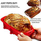 WALFOS FOOD GRADE Non Stick Cake Bread Mold Bakeware Large Toast French Bread Pan-Soap Loaf Pan Mold-Baking Silicone Cake Pan - Walfos® Kitchenware